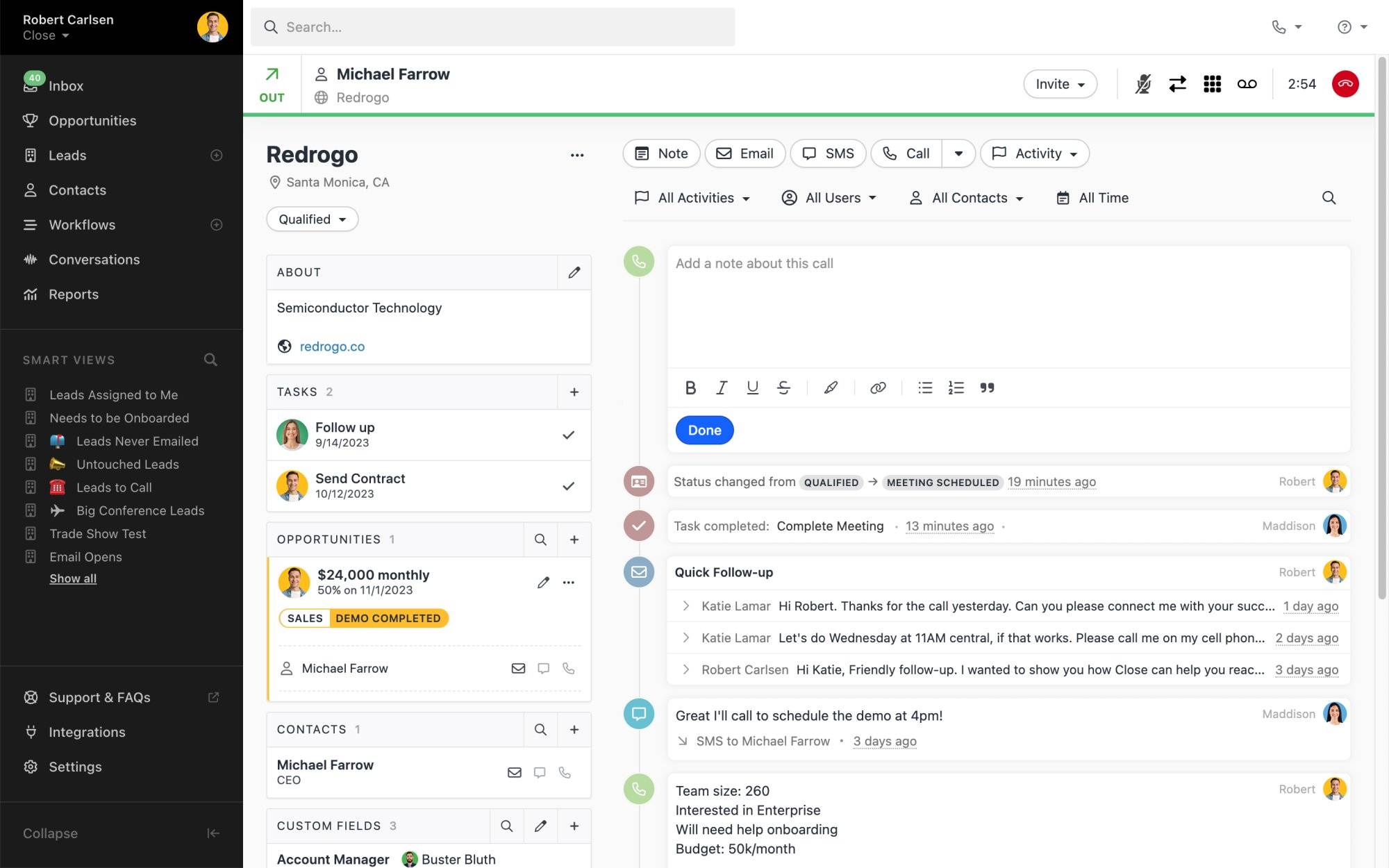 Close CRM Digitalisierung